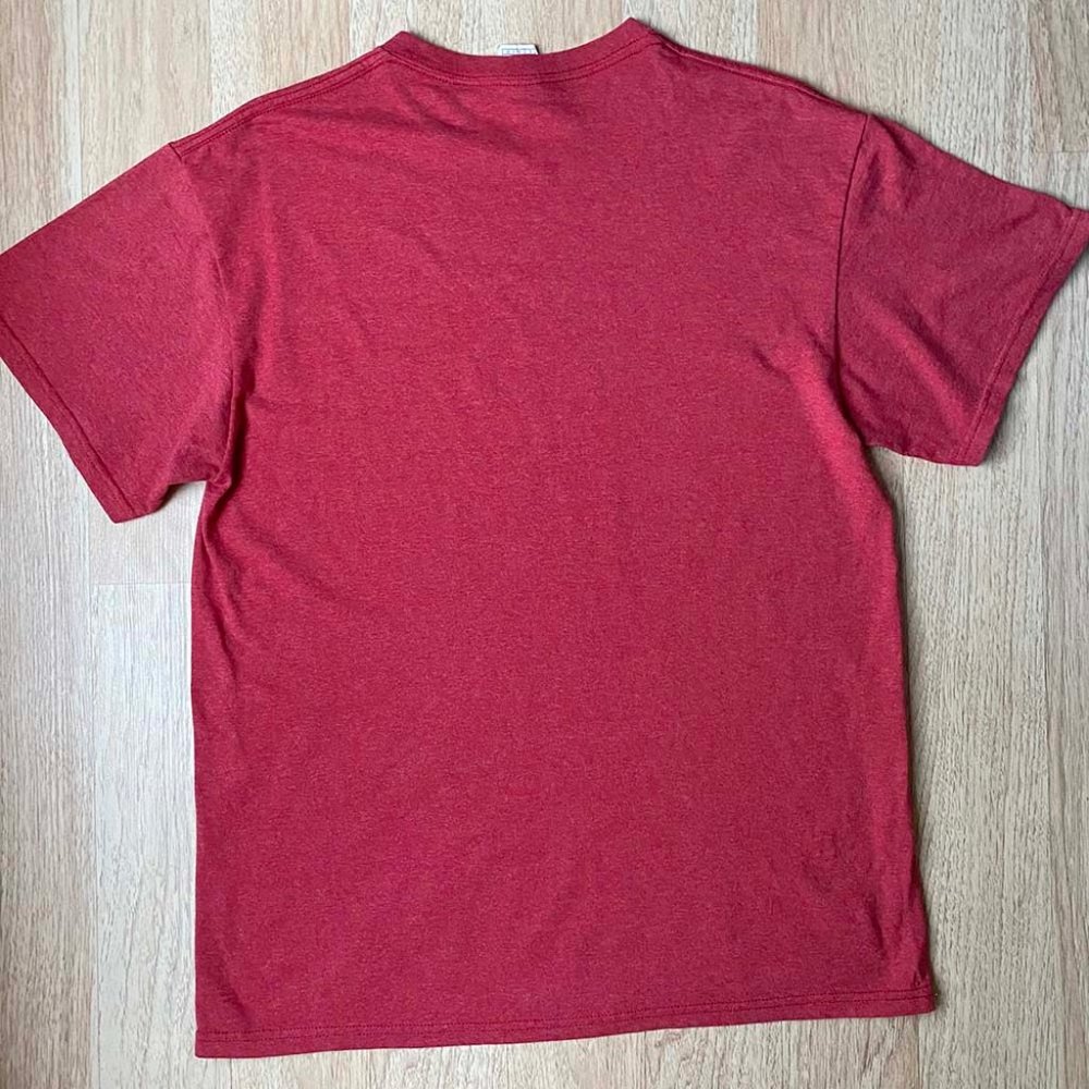 Vintage Budweiser Distressed T-Shirt Red Excellent - Picture 6 of 8